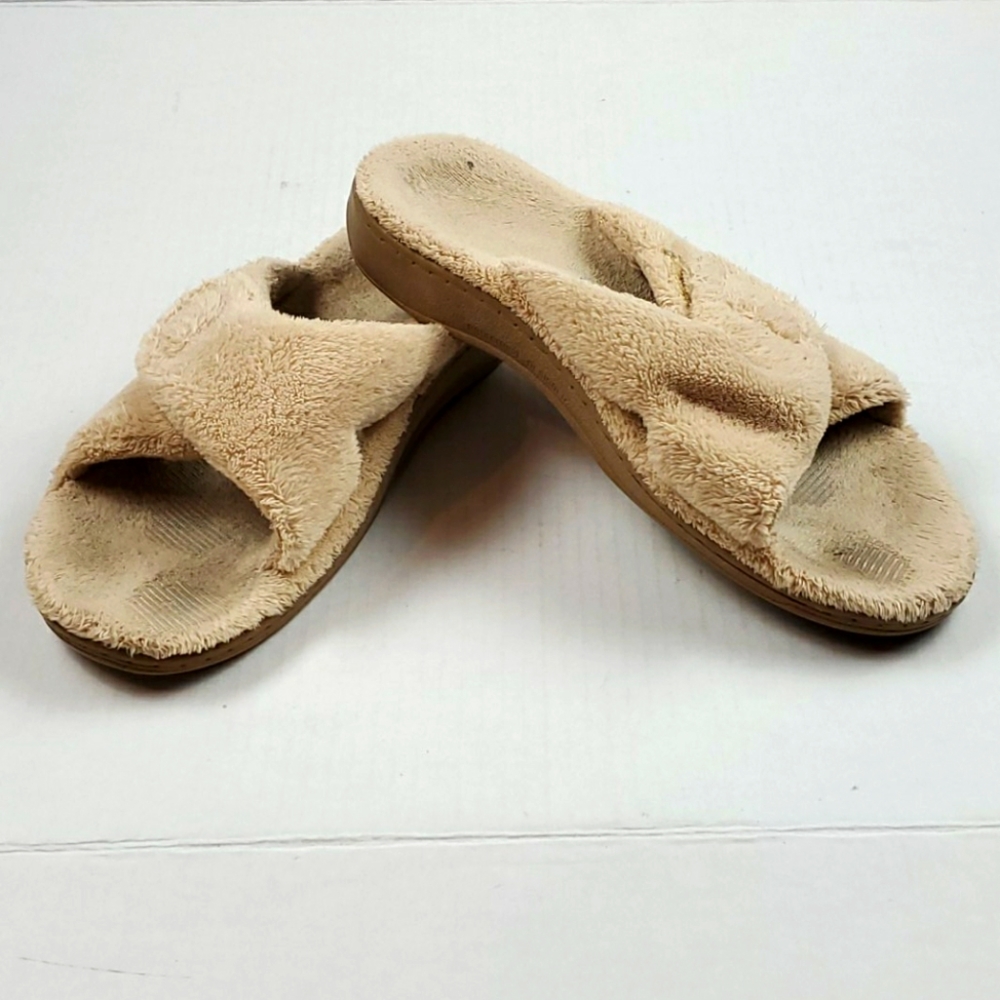 Vionic slippers adjustable women size 8 orthotic